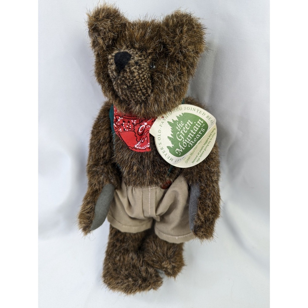 Mary Meyer Mansfield Plush 11 Inch Green Mountain Bears Stuffed Animal Toy